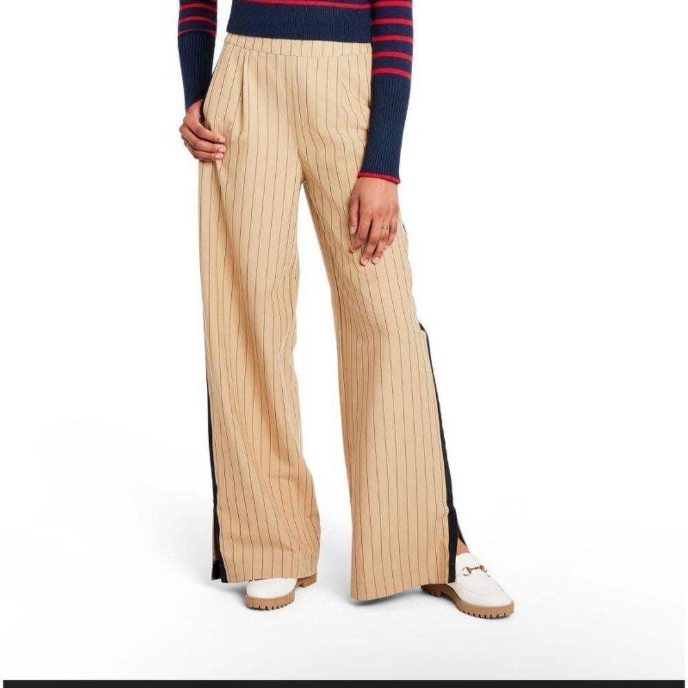 Women's Side Stripe Wide Leg Trousers - La
Ligne × Target Tan/Black M